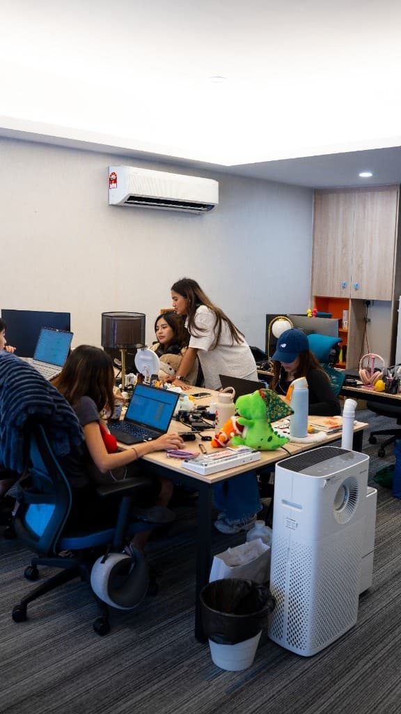 PersonEdge team working in the office